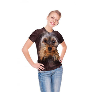 Yorkie Dog T-Shirt- Adult&Kids Unisex T-Shirt